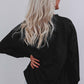 Black Tinsel Merry & Bright Round Neck Plus Size Sweater