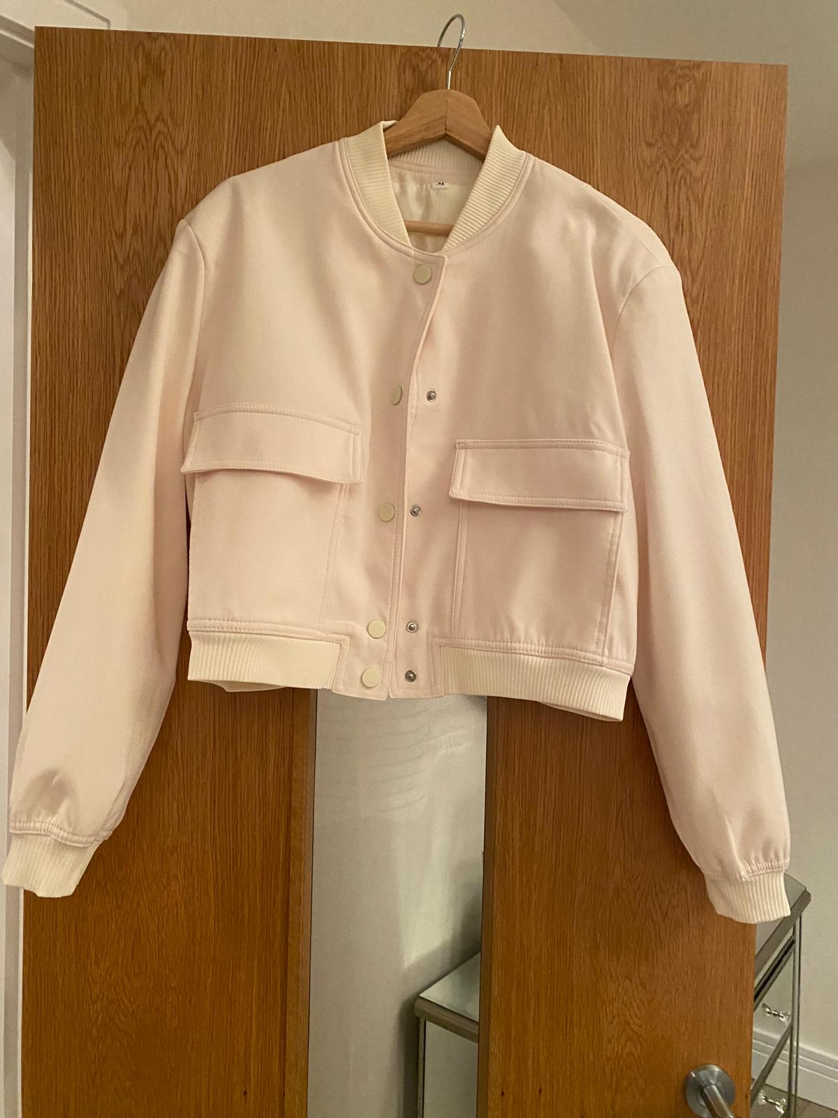 Zara, dupe, bomber jacket, cream, summer jacket